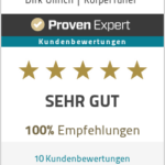 ProvenExpert Bewertungssiegel - Sehr Gut - 100% Empfehlungen für Körper Tuner Hypnose und Ernährungscoaching